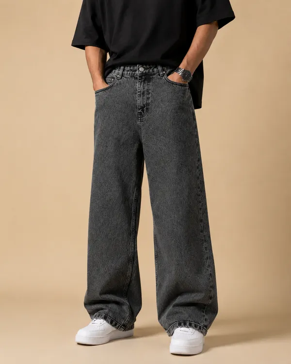 Light_Black_Charcoal_Washed_Jeans_For_Men