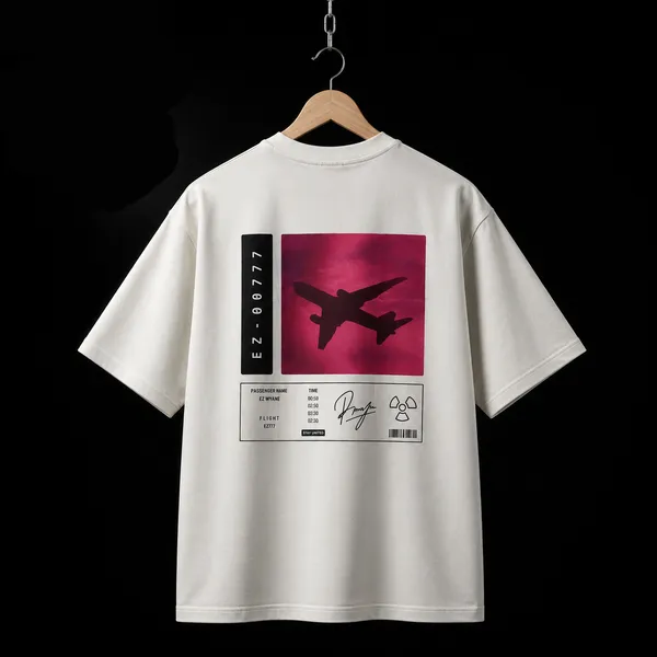 Ezion_Retro_Flight_French_Terry_Cotton_Oversized_T-Shirt_For_Unisex