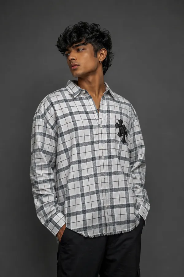 Monochrome_Oversized_Check_Shirt