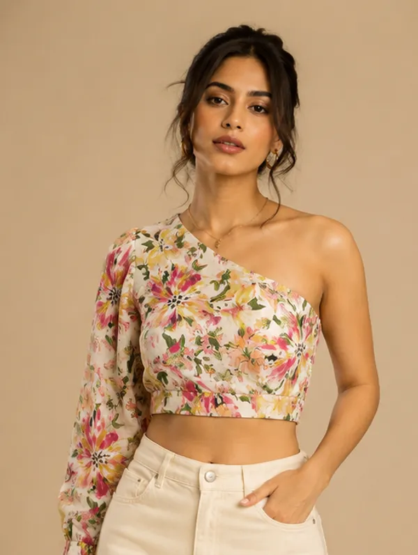 One_Shoulder_Crop_Top_For_Women