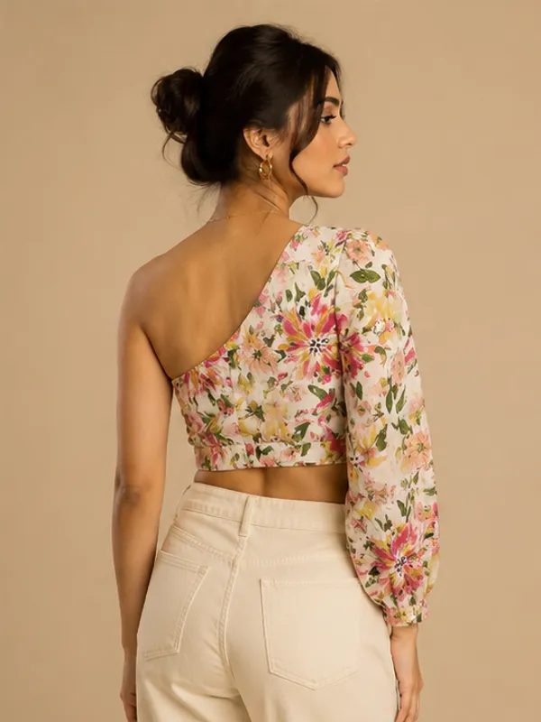 One_Shoulder_Crop_Top_For_Women