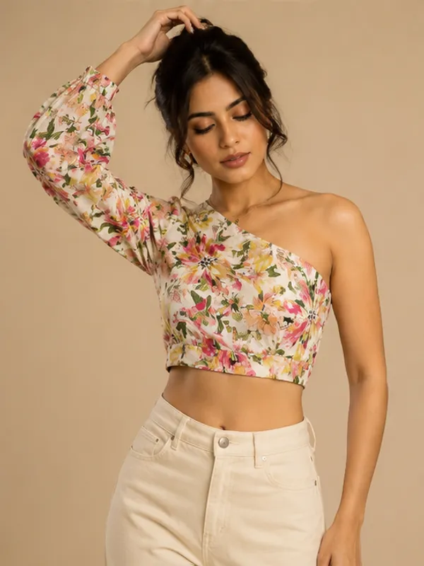 One_Shoulder_Crop_Top_For_Women