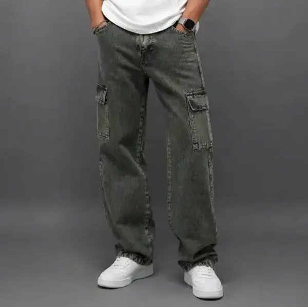 Light_Green_Toxic_Green_Jeans_For_Men