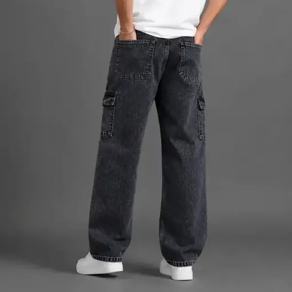 Grey_Denim_Stiched_Jeans_For_Men