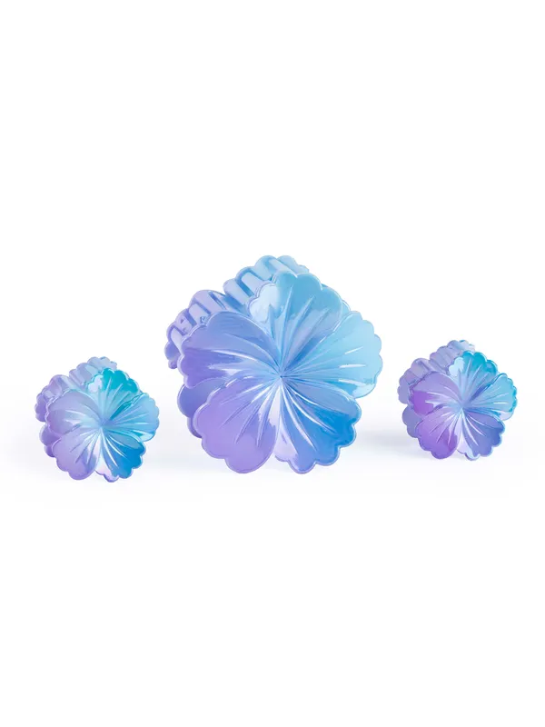 Pastel_Bloom_Set_Large_2_Small_Lavender_Blue_Hair_Clip_Set