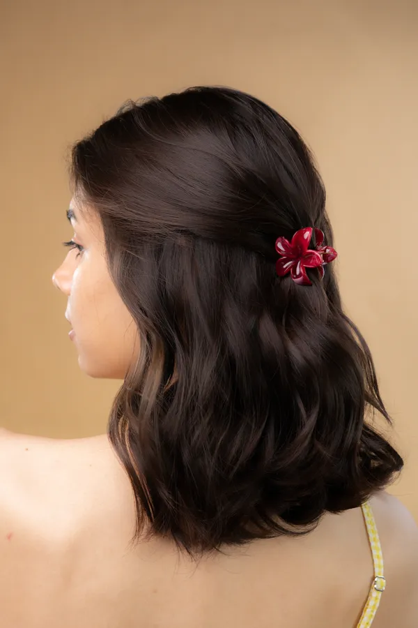 Flower_Family_Set_Large_2_Small_Pack_Of_6_Hair_Clip_Set