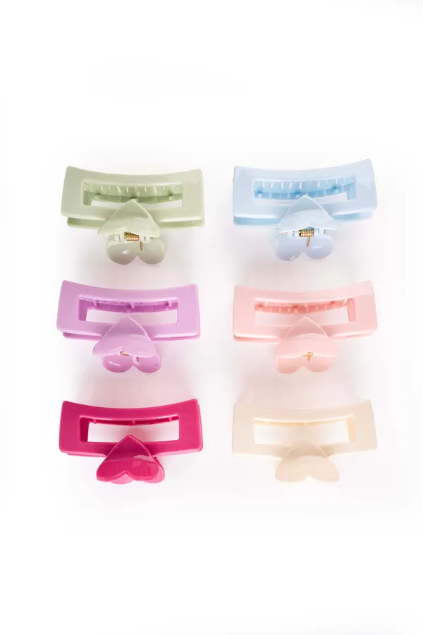 Heart_Frame_Claw_Medium_Pack_Of_6_Claw_Clip