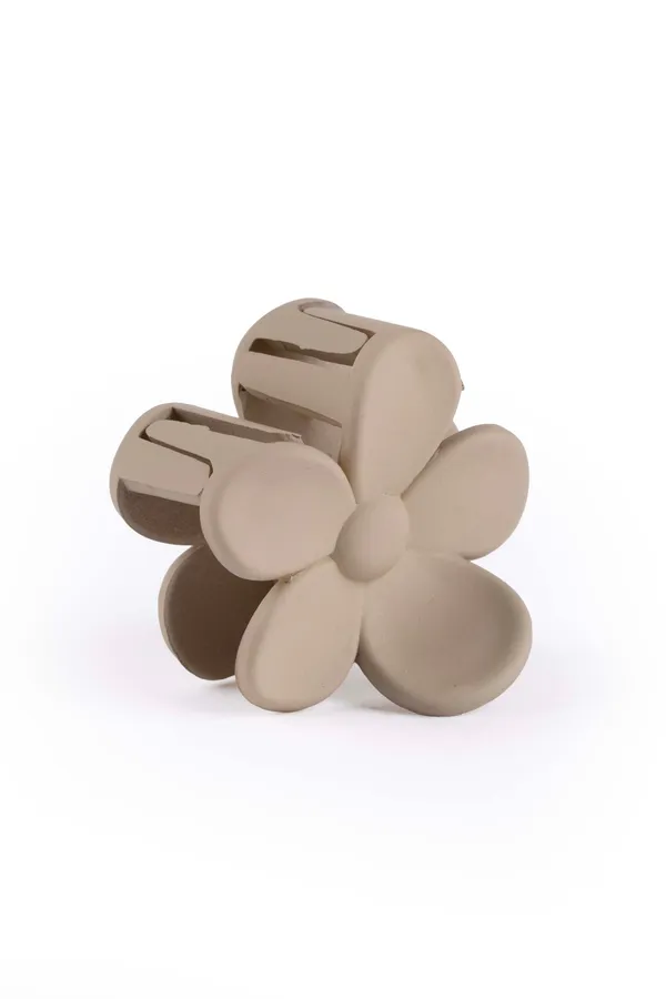 Matte_Daisy_Claw_Small_Pearl_Grey_Claw_Clip
