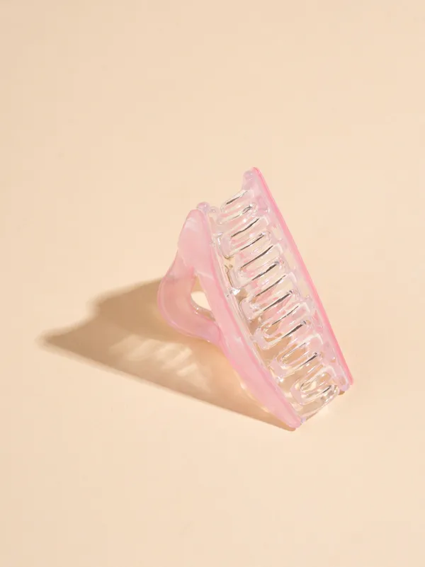 Crystal_Triangle_Claw_Medium_Hot_Pink_Single_Claw_Clip