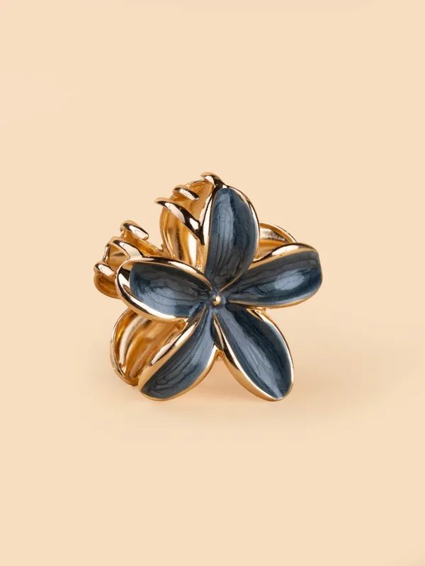 Metal_Flower_Medium_Charcoal_Grey_Hair_Accessory