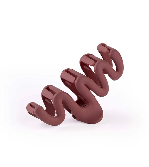 Wavy_Claw_Medium_Berry_Rose_Single_Claw_Clip