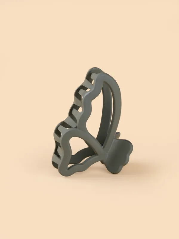 Matte_Butterfly_Claw_Medium_Olive_Green_Single_Claw_Clip