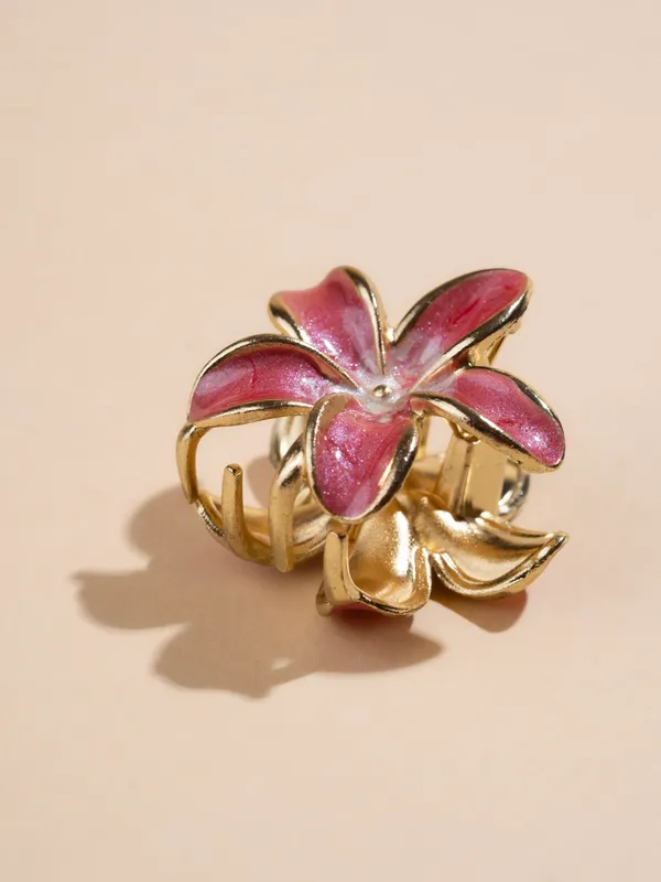 Enamel_Bloom_Flower_Small_Berry_Rose_Single_Hair_Accessory