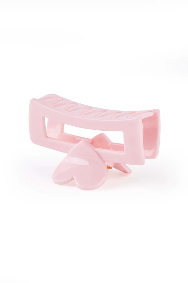 Heart_Frame_Claw_Medium_Peach_Single_Claw_Clip