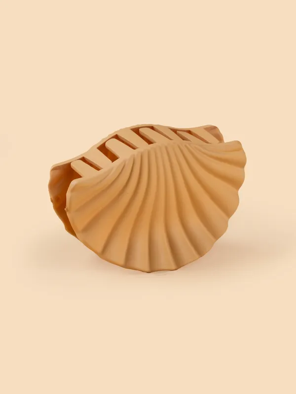 Matte_Shell_Claw_Medium_Sunflower_Yellow_Single_Claw_Clip