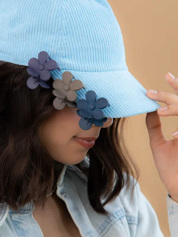 Matte_Daisy_Claw_Small_Navy_Blue_Single_Claw_Clip