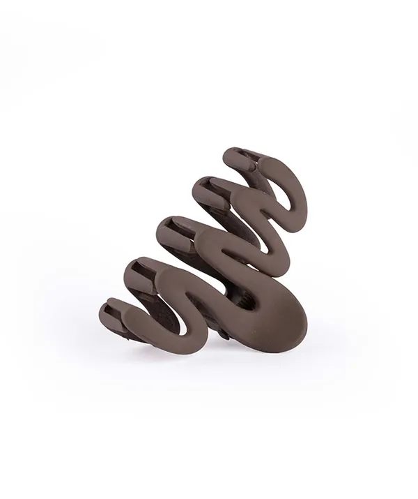 Wavy_Claw_Small_Espresso_Brown_Claw_Clip