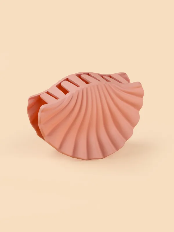 Matte_Shell_Claw_Medium_Peach_Pink_Single_Claw_Clip