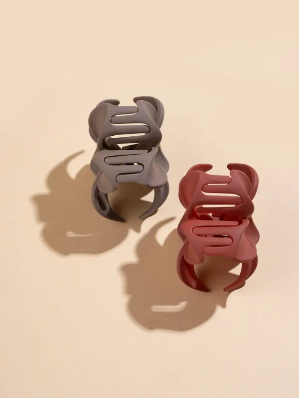 Matte_Flower_Claw_Medium_Terracotta_Red_Single_Claw_Clip