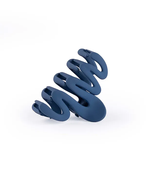 Wavy_Claw_Small_Slate_Blue_Single_Claw_Clip