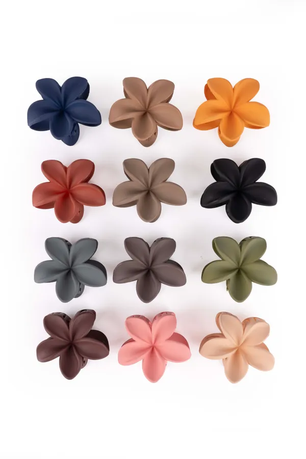 Matte_Flower_Claw_Medium_Pack_Of_12_Claw_Clip