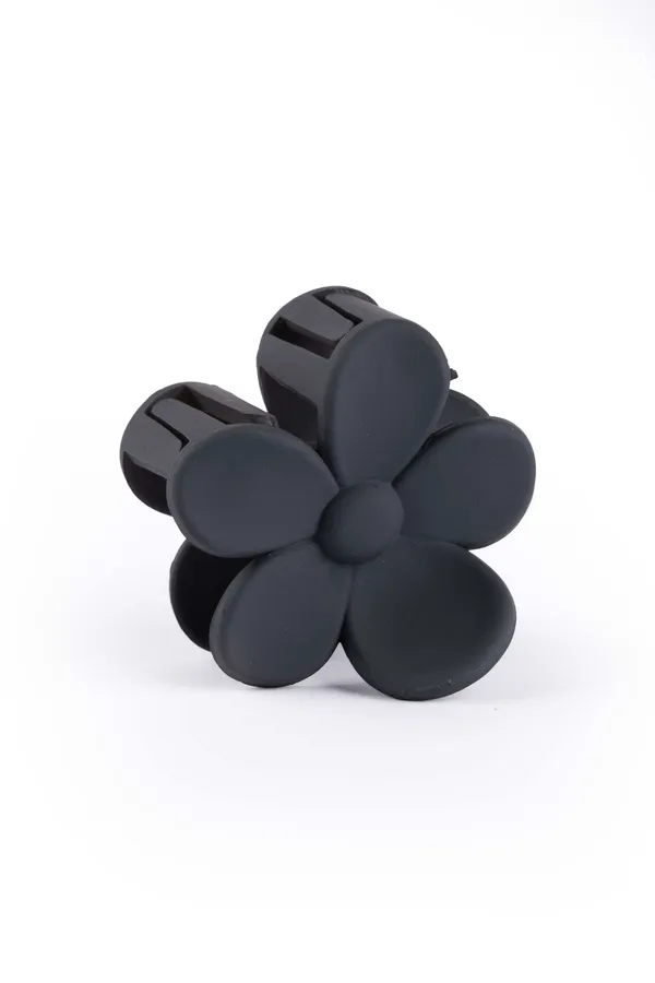 Matte_Daisy_Claw_Small_Charcoal_Grey_Claw_Clip