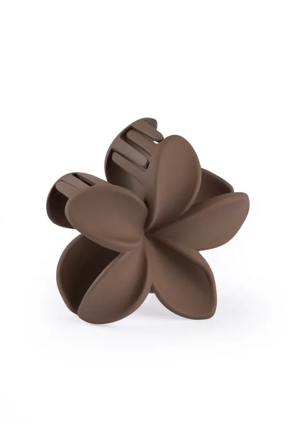 Matte_Flower_Claw_Large_Taupe_Beige_Single_Claw_Clip