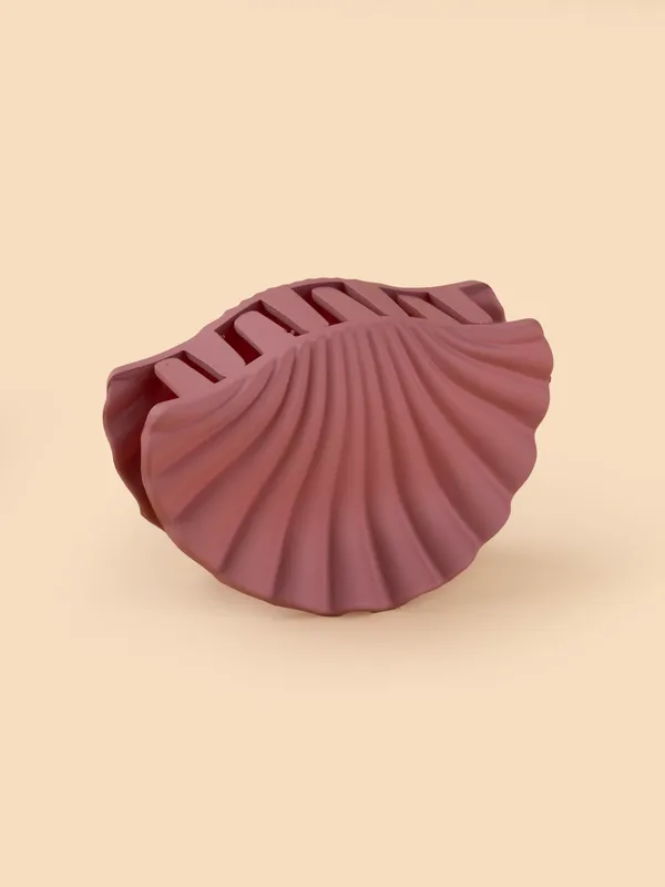 Matte_Shell_Claw_Medium_Coral_Red_Single_Claw_Clip