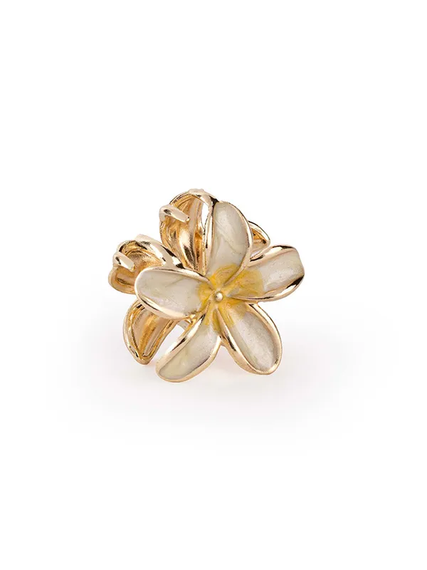 Enamel_Bloom_Flower_Small_Yellow_White_Hair_Accessory
