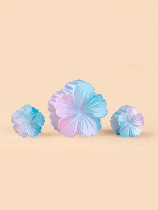 Pastel_Bloom_Set_Large_2_Small_Aqua_Splash_Single_Hair_Clip_Set