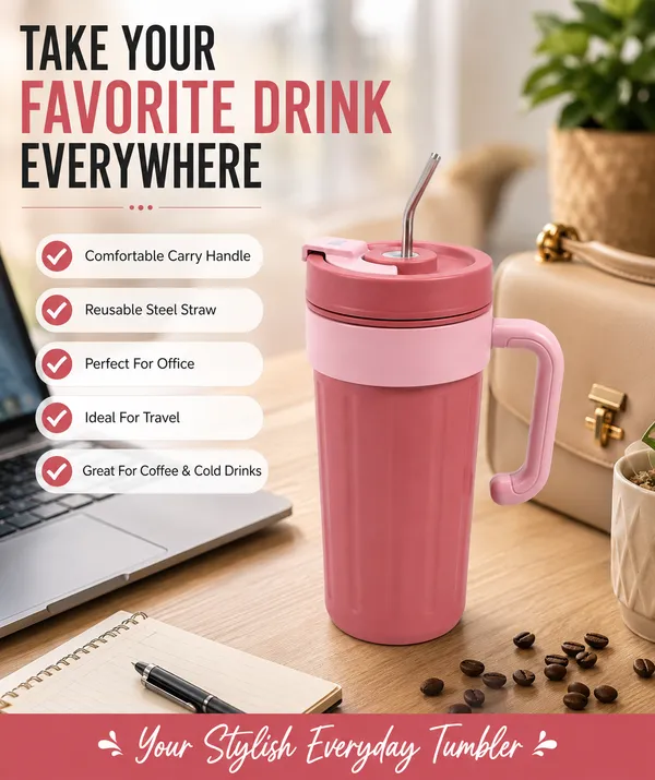 Pink_Stainless_Steel_Insulated_Mug_with_Handle_and_Straw