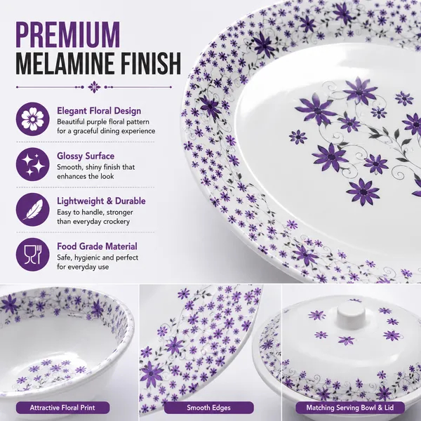 White_Ceramic_Floral_Print_Dinner_Set