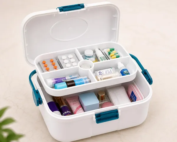 Medicine_Storage_Box_With_Handle_And_Lock