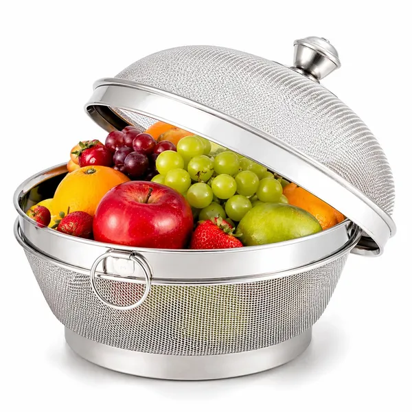 Stainless_Steel_Mesh_Fruit_Basket_With_Lid