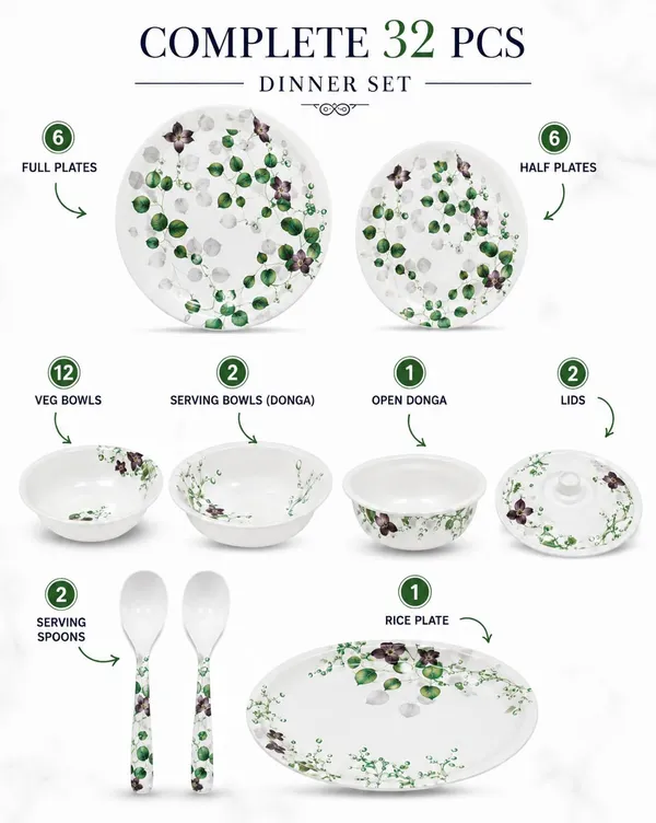 Melamine_Dinner_Set_(Leaf_Elegance)