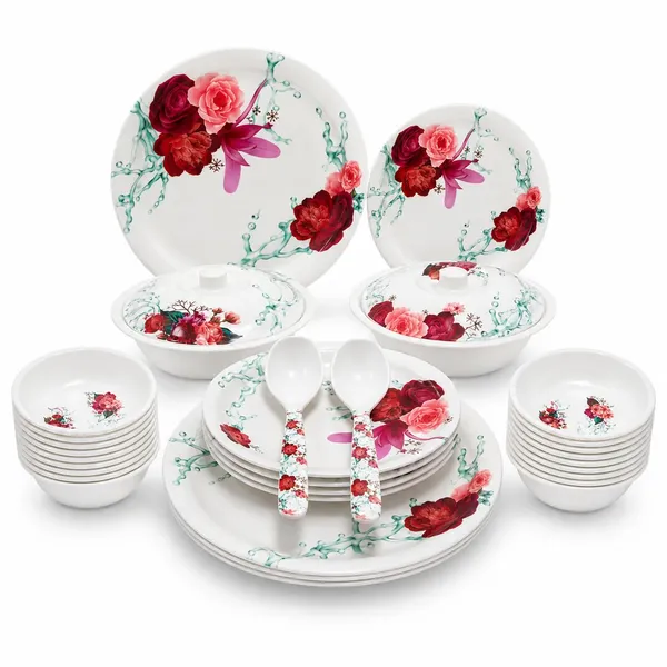 Melamine_Dinner_Set_With_Serving_Bowls_And_Spoons