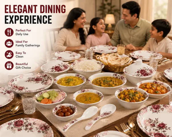 White_Melamine_Floral_Print_Dinner_Set_(40_Pieces)
