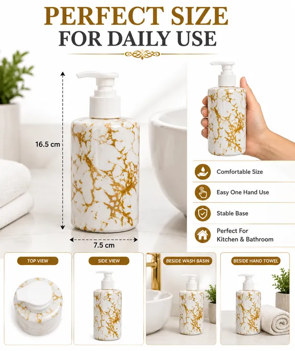Marble_Print_Plastic_Soap_Dispenser_Pump_Bottle_(Pack_of_3)