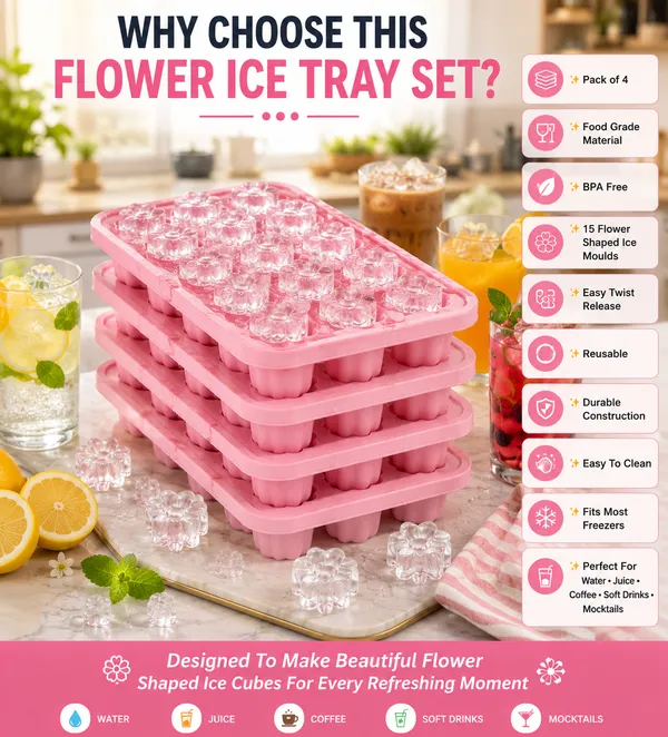 Silicone_Flower_Ice_Cube_Tray_(Pack_of_4)