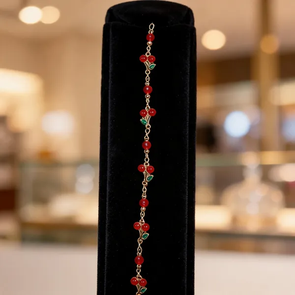 Red_Cherry_Bracelet_for_Women_