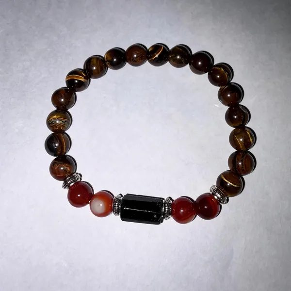 Multi_Gemstone_Leo_Zodiac_Bracelet_with_Black_Onyx