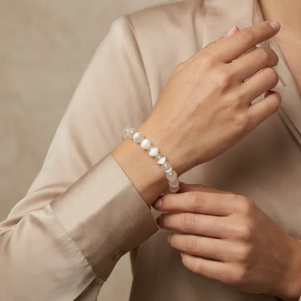 Natural_Selenite_Beaded_Bracelet_