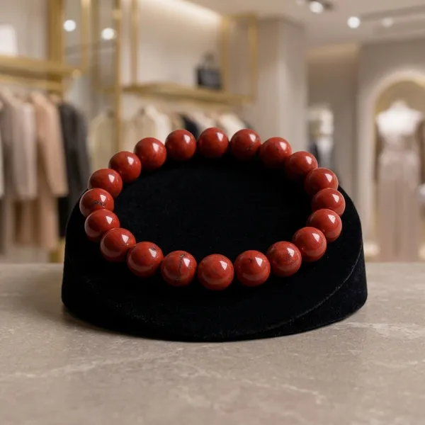 Red_Jasper_Natural_Stone_Beaded_Bracelet