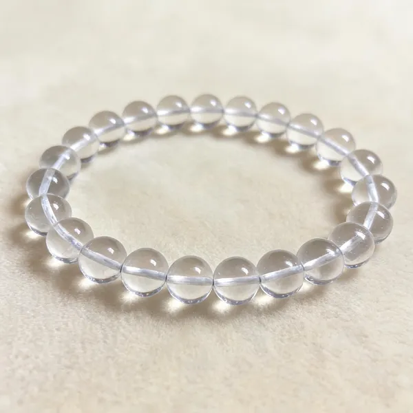 Natural_Clear_Quartz_Round_Bead_Sphatik_Bracelet