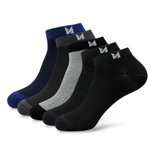 Metrosox_Men's_360°_Breathable_Mesh_Ankle_Socks_Pack_Of_5