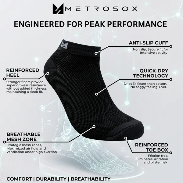 Metrosox_Men's_360°_Breathable_Mesh_Ankle_Socks_Pack_Of_5