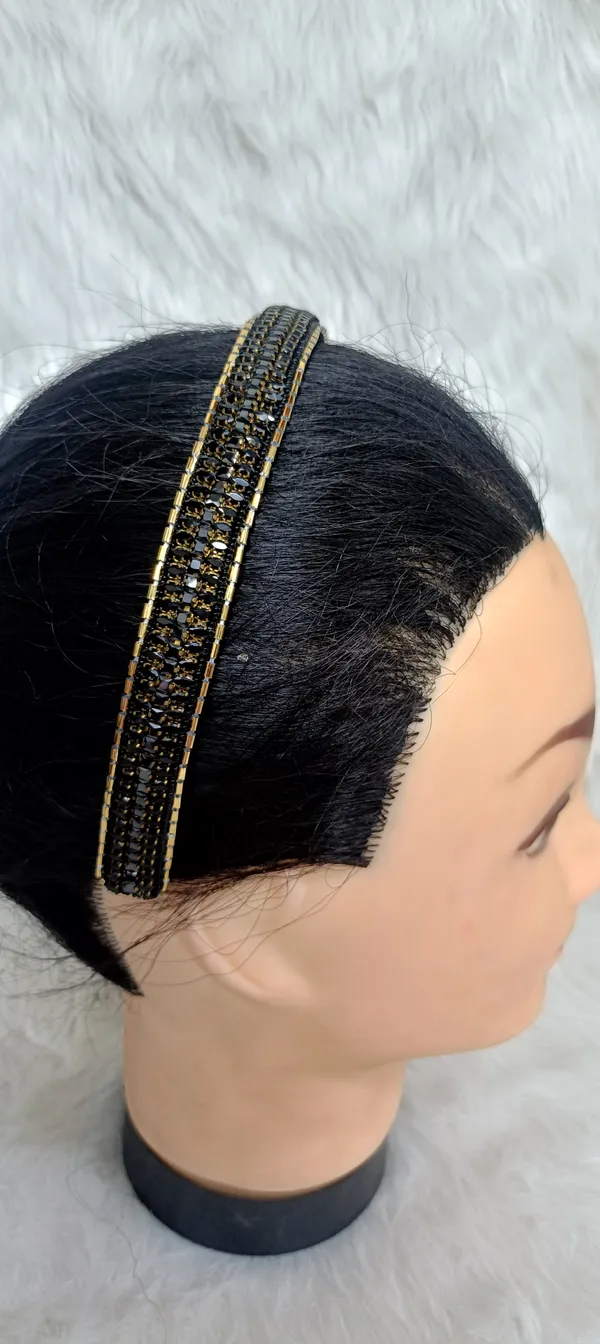 Black_Gold_Crystal_Studded_Hairband_For_Women