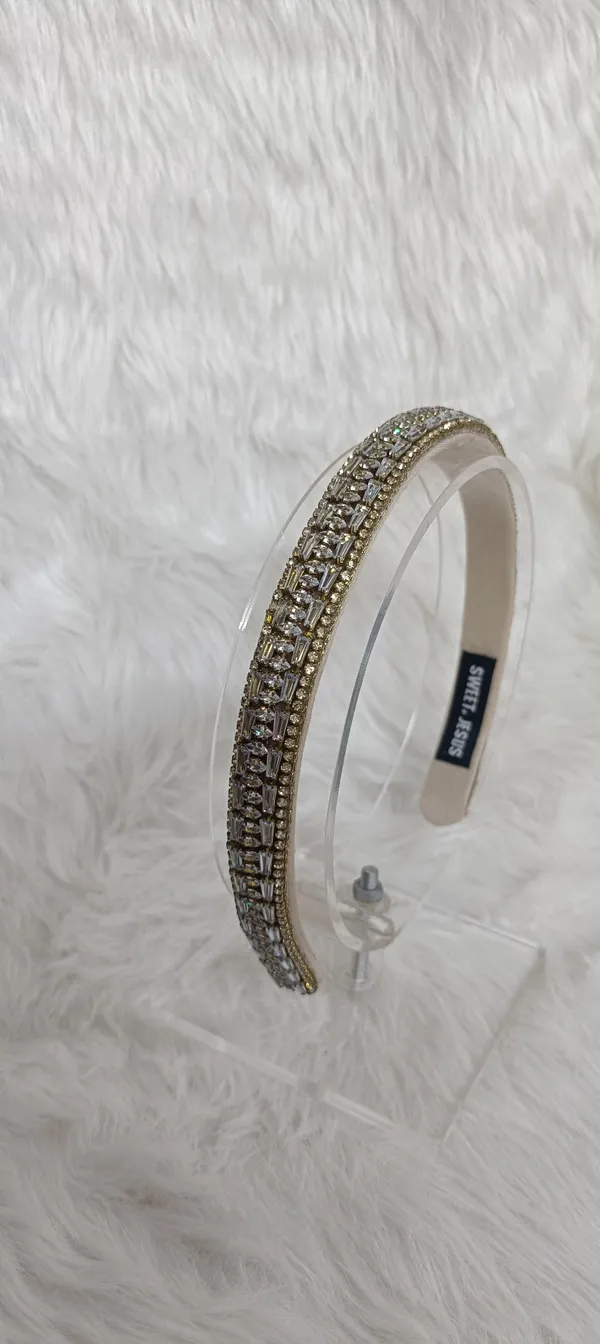 Gold_Crystal_Baguette_Studded_Hairband_For_Women