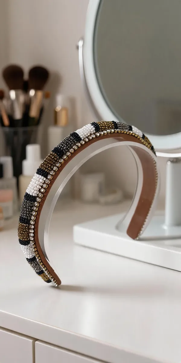 Multicolor_Beaded_Crystal_Embellished_Hairband_For_Women