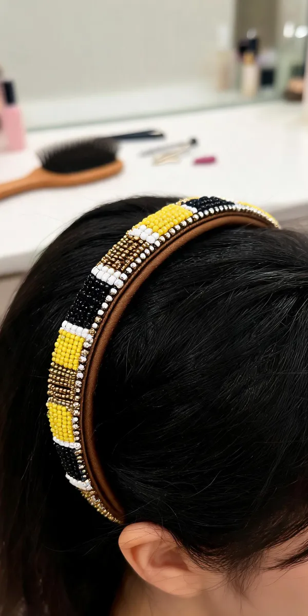 Multicolor_Satin_Beaded_Wide_Headband_For_Women